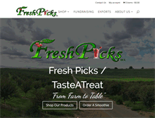 Tablet Screenshot of freshpickswa.com